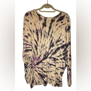 Torrid Tie Dye Tee Relaxed Fit Super Soft Crew Neck Dolman Plus Size 1x 14-16
